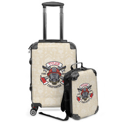 Firefighter Kids 2-Piece Luggage Set - Suitcase & Backpack (Personalized)