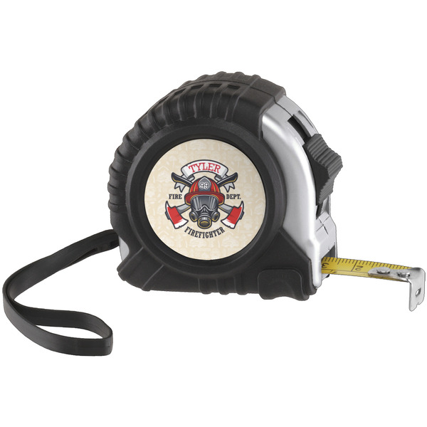 Custom Firefighter Tape Measure (25 ft) (Personalized)