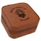 Firefighter Travel Jewelry Boxes - Leather - Rawhide - Angled View