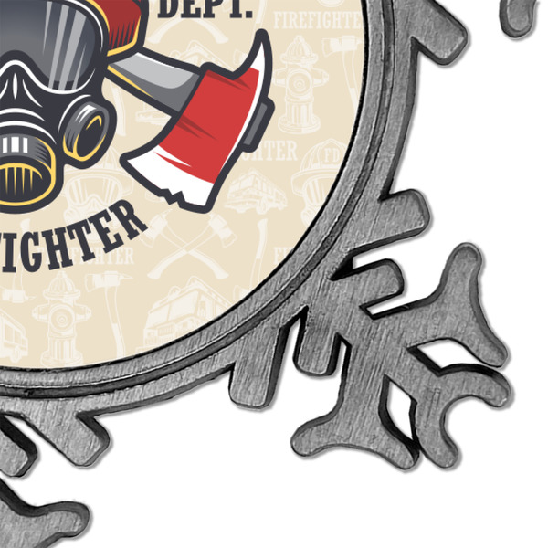 Firefighter Vintage Snowflake - Detail