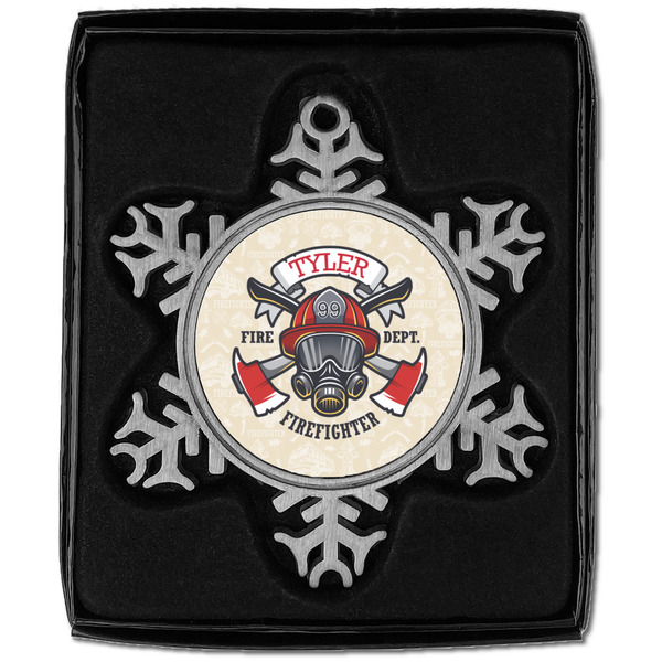 Firefighter Vintage Snowflake - In box