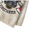 Firefighter Waffle Weave Towel - Closeup of Material Image