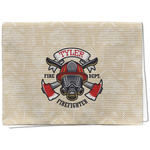 Firefighter Kitchen Towel - Waffle Weave - Full Color Print (Personalized)