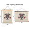 Firefighter Wall Hanging Tapestries - Parent/Sizing