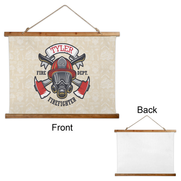 Firefighter Wall Hanging Tapestry - Landscape - APPROVAL