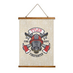 Firefighter Wall Hanging Tapestry (Personalized)