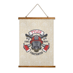 Firefighter Wall Hanging Tapestry (Personalized)