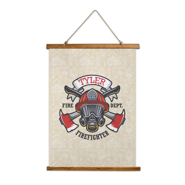 Custom Firefighter Wall Hanging Tapestry (Personalized)