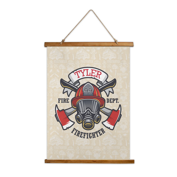 Custom Firefighter Wall Hanging Tapestry (Personalized)