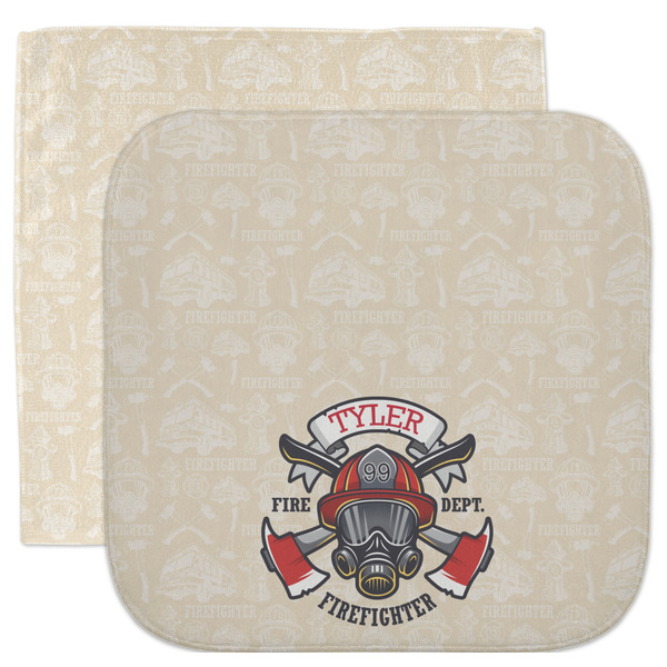 Custom Firefighter Facecloth / Wash Cloth (Personalized)