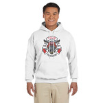 Firefighter Hoodie - White (Personalized)