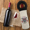 Firefighter Wine Tote Bag - FLATLAY