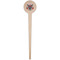 Firefighter Wooden 4" Food Pick - Round - Single Pick
