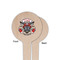 Firefighter Wooden 4" Food Pick - Round - Single Sided - Front & Back