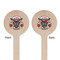 Firefighter Wooden 6" Stir Stick - Round - Double Sided - Front & Back