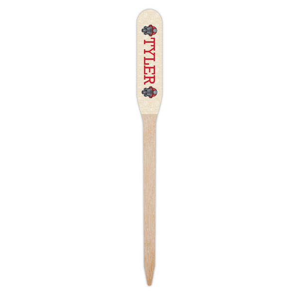 Firefighter Wooden Food Pick - Paddle - Single Pick