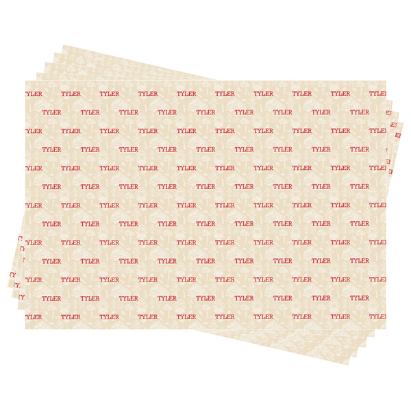 Firefighter Wrapping Paper - Front & Back - Sheets Approval