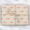 Firefighter Wrapping Paper Roll - Matte - Wrapped Box