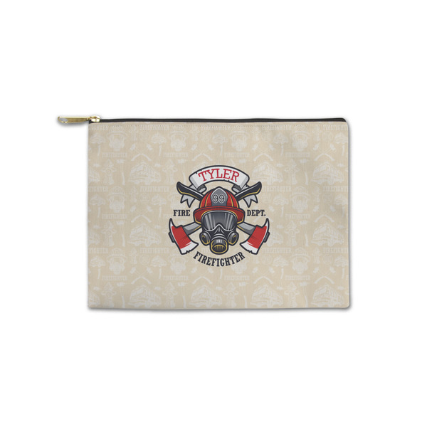 Custom Firefighter Zipper Pouch - Small - 8.5"x6" (Personalized)