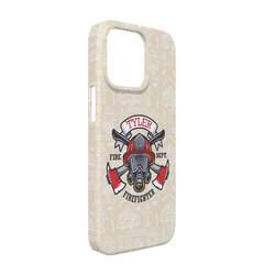 Firefighter iPhone Case - Plastic - iPhone 13 (Personalized)