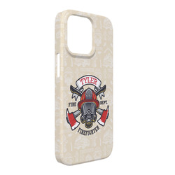 Firefighter iPhone Case - Plastic - iPhone 13 Pro Max (Personalized)