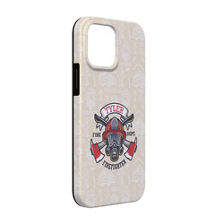 Firefighter iPhone Case - Rubber Lined - iPhone 13 Pro (Personalized)