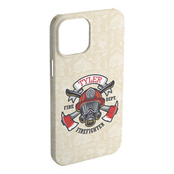 Firefighter iPhone Case - Plastic - iPhone 15 Plus (Personalized)