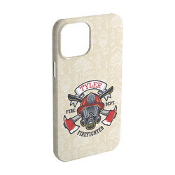 Firefighter iPhone Case - Plastic - iPhone 15 Pro (Personalized)