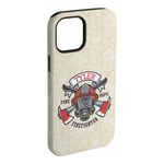 Firefighter iPhone Case - Rubber Lined (Personalized)