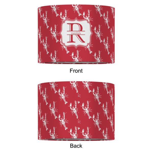Crawfish 12" Drum Lampshade - APPROVAL (Fabric)