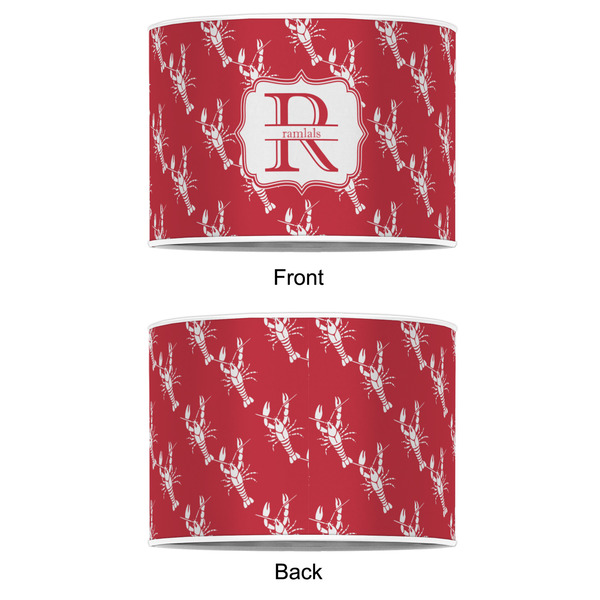 Crawfish 12" Drum Lampshade - APPROVAL (Poly Film)