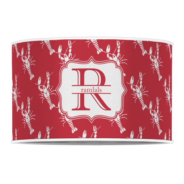 Crawfish 12" Drum Lampshade - FRONT (Poly Film)