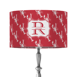 Crawfish 12" Drum Lamp Shade - Fabric (Personalized)