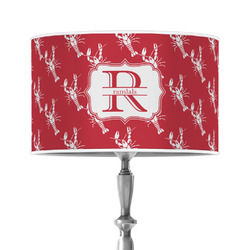 Crawfish 12" Drum Lamp Shade - Poly-film (Personalized)