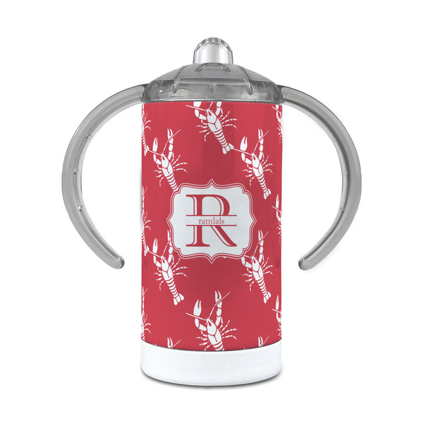 Custom Crawfish 12 oz Stainless Steel Sippy Cup (Personalized)