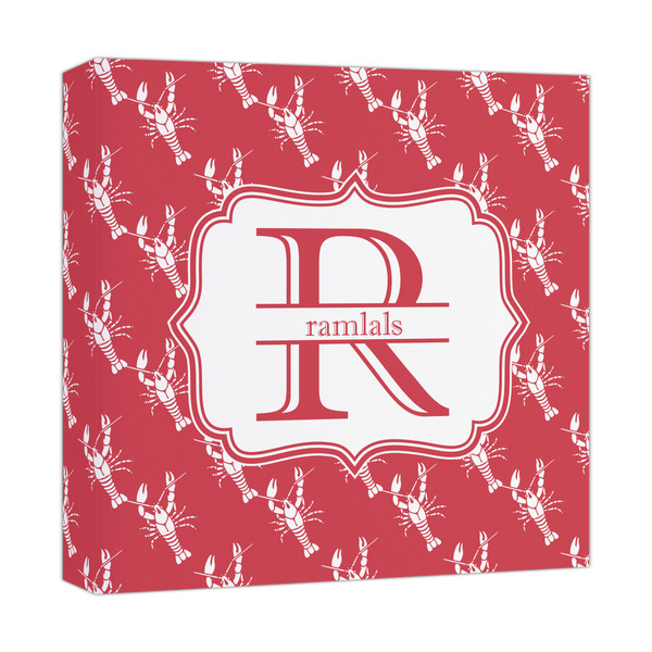 Custom Crawfish Canvas Print - 12x12 (Personalized)