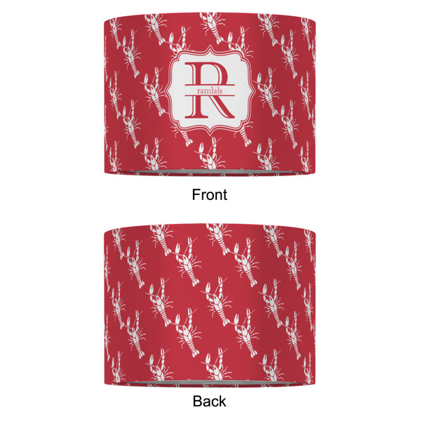 Crawfish 16" Drum Lampshade - APPROVAL (Fabric)