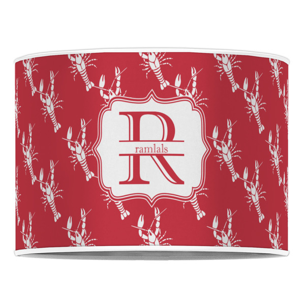 Crawfish 16" Drum Lampshade - FRONT (Poly Film)