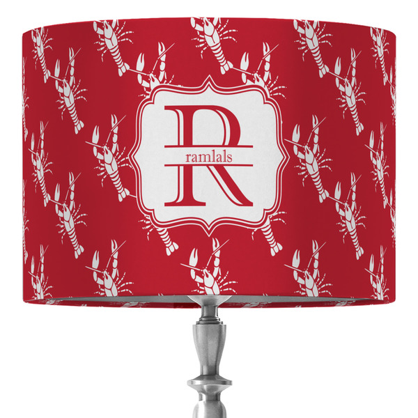 Custom Crawfish 16" Drum Lamp Shade - Fabric (Personalized)