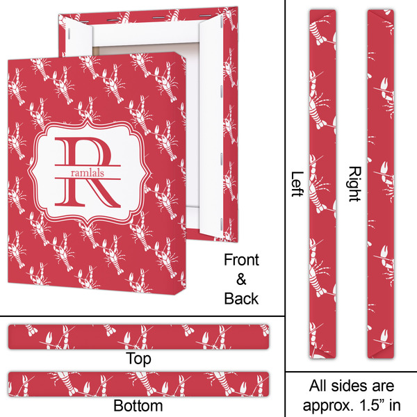 Crawfish 16x20 - Canvas Print - Approval