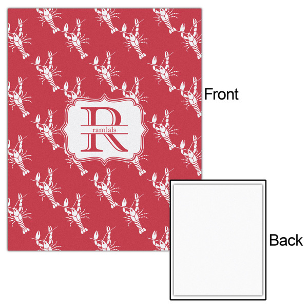 Crawfish 16x20 - Matte Poster - Front & Back