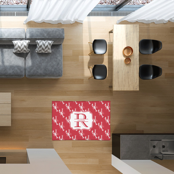 Crawfish 2'x3' Indoor Area Rugs - IN CONTEXT