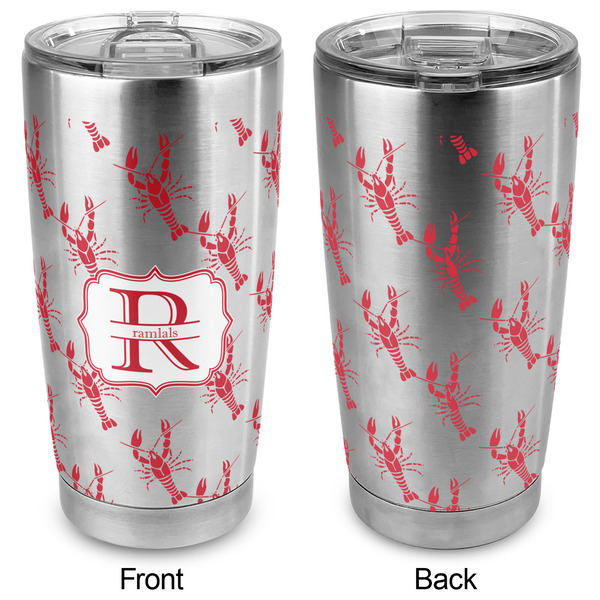 Crawfish 20oz SS Tumbler - Full Print - Approval