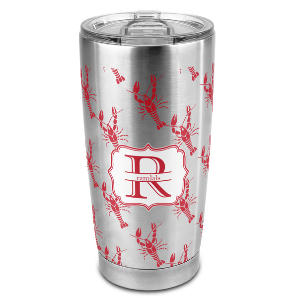 Custom Crawfish 20oz Stainless Steel Double Wall Tumbler - Full Print (Personalized)