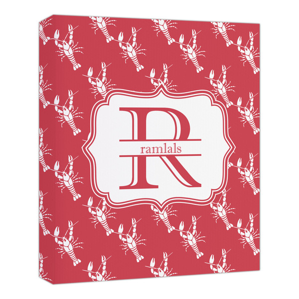 Custom Crawfish Canvas Print - 20x24 (Personalized)