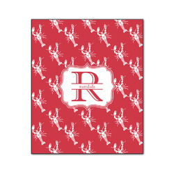 Crawfish Wood Print - 20x24 (Personalized)