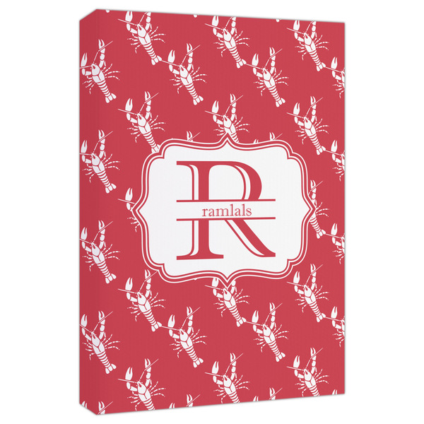 Custom Crawfish Canvas Print - 20x30 (Personalized)