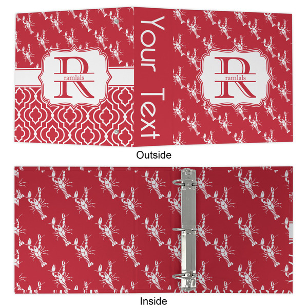Crawfish 3 Ring Binders - Full Wrap - 2" - APPROVAL