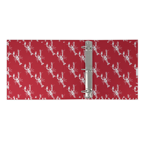 Crawfish 3 Ring Binders - Full Wrap - 2" - OPEN INSIDE