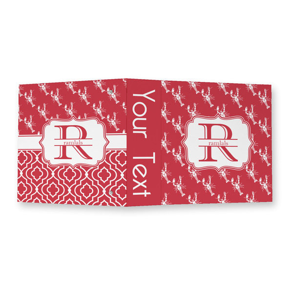 Crawfish 3 Ring Binders - Full Wrap - 2" - OPEN OUTSIDE